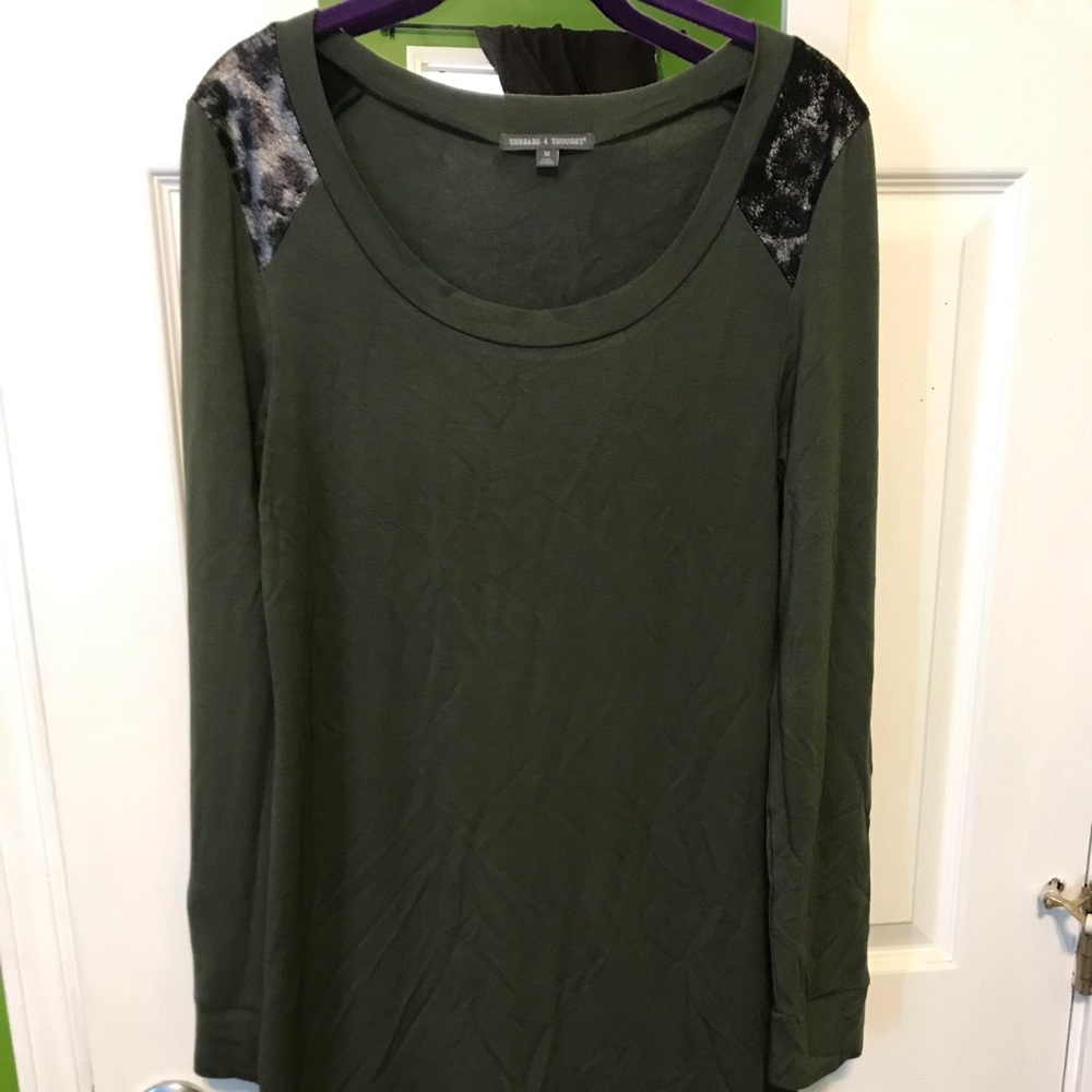 Green Thread for Thought long sleeve dress